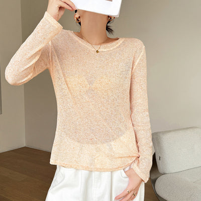 Blusa Suelta Tejida de Manga Larga Estilo Idle Premium - Image 10