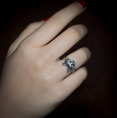 Anillo de Plata 925 con Diseño Exclusivo de Cabeza de Gato - Image 5