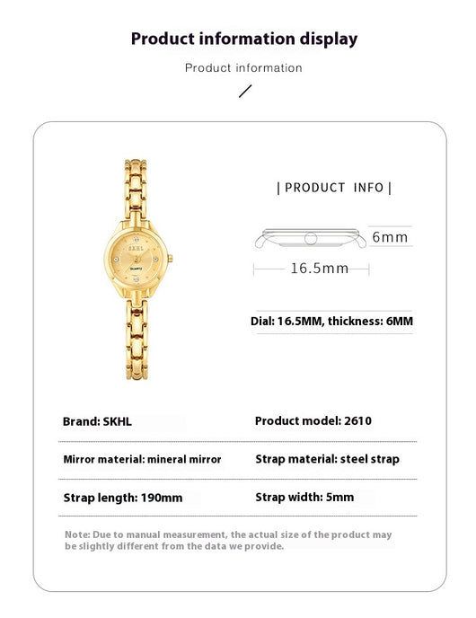 Reloj de Acero Minimalista Lujo Ligero para Mujer - Image 13