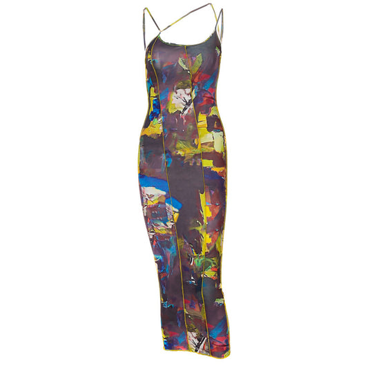 Vestido Halter Estampado para Verano - Diseño Elegante y Fresco - Image 9