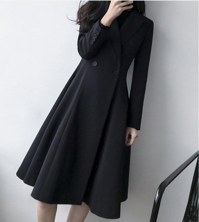 Abrigo Trench Coat Largo Talla Grande para Mujer - Colección Otoño - Image 13