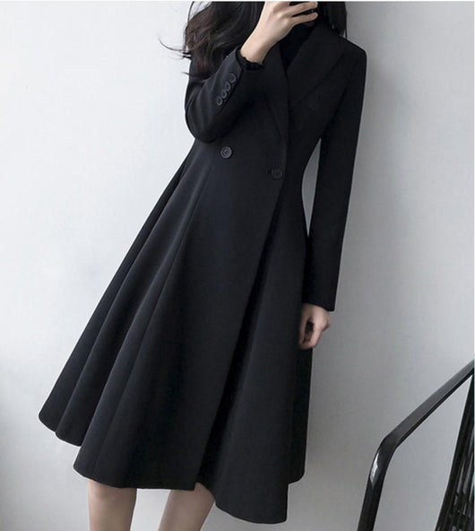 Abrigo Trench Coat Largo Talla Grande para Mujer - Colección Otoño - Image 13