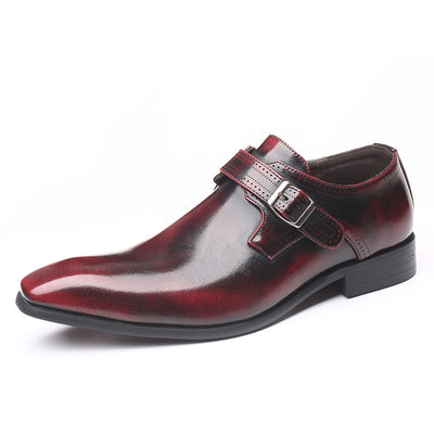 Zapatos de Cuero Ingleses Puntiagudos para Hombre - Image 8