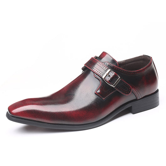 Zapatos de Cuero Ingleses Puntiagudos para Hombre - Image 8