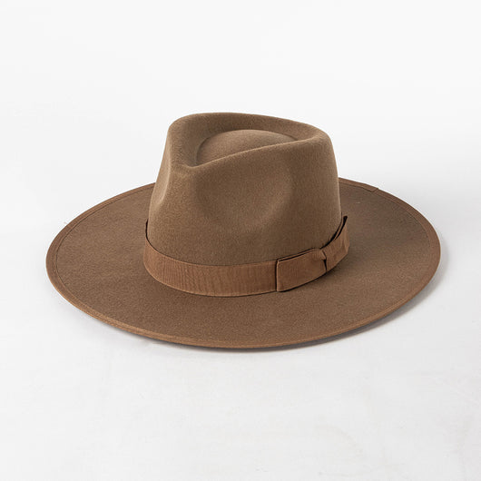 Sombrero de Lana Retro Jazz con Lazo y Corona Elegante - Image 5