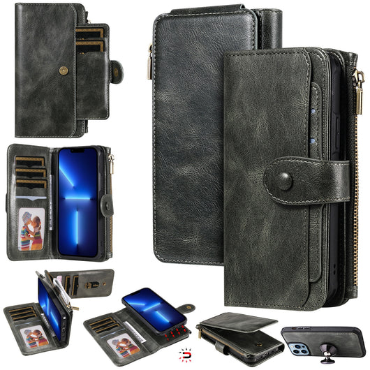 Funda Cartera Magnética para 16 Móviles - Protección Retro Multifunción con Ranuras para Tarjetas - Image 37