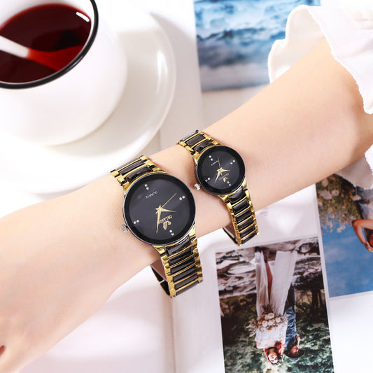 Reloj Casual para Mujer con Cristales y Pulsera de Acero - Image 2