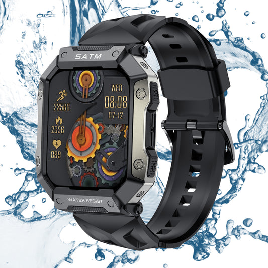 Pulsera Inteligente PG333 con Llamadas Bluetooth, Monitor Cardíaco y GPS para Deportes