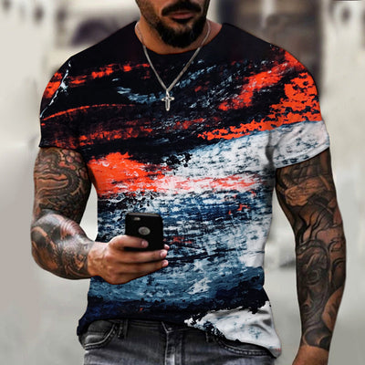 Remera Casual Hombre Estampado Digital 3D - Image 11