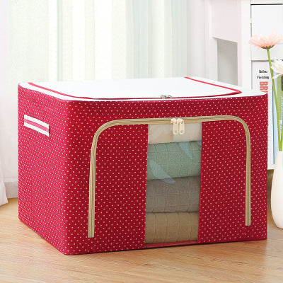 Caja de Almacenamiento de Tela con Compartimentos Removibles y Lavables
