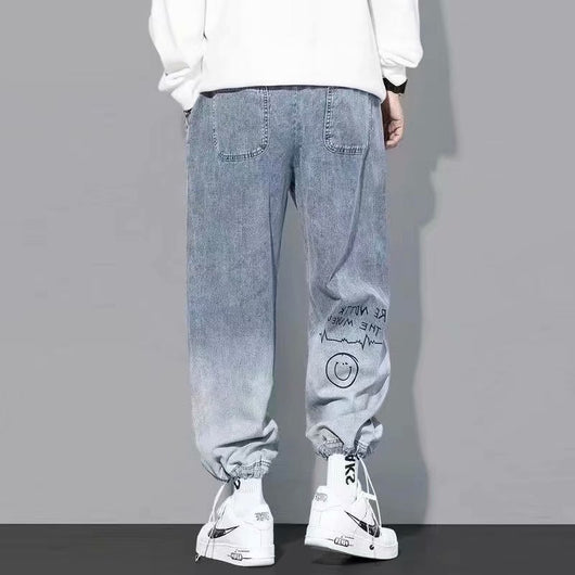 Pantalones Harem Elásticos Talla Grande para Hombre con Stretch - Image 6