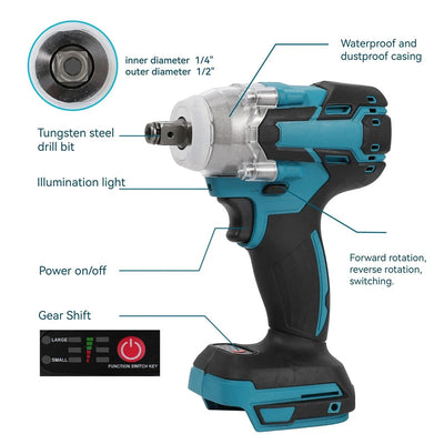 Taladro Atornillador de Impacto Brushless 21V - Herramienta Profesional - Image 15