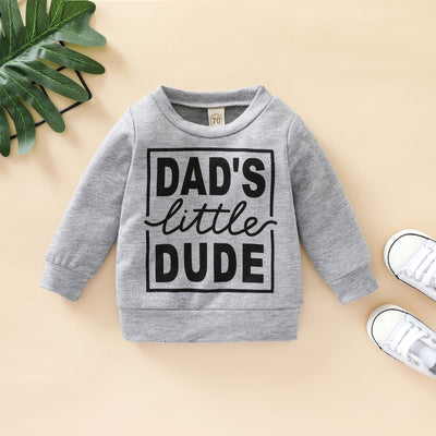 Sudadera Gris para Niños con Estampado de Letras - Image 23