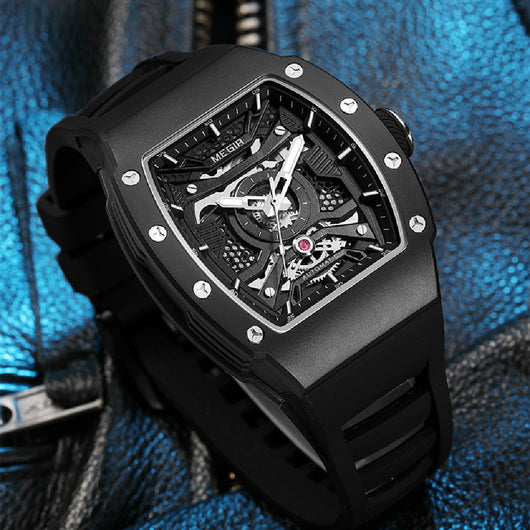 Reloj Mecánico Elegante para Hombre - Estilo Ejecutivo Casual