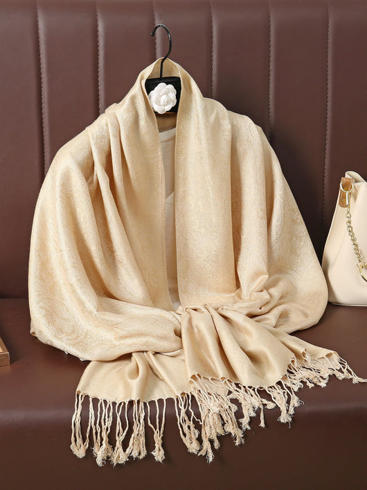 Rebozo Étnico Paisley en Jacquard de Cashemira - Image 26