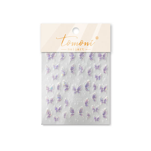 Stickers Decorativos Manicura Gelatina Mariposa Rose Streamer - Image 8