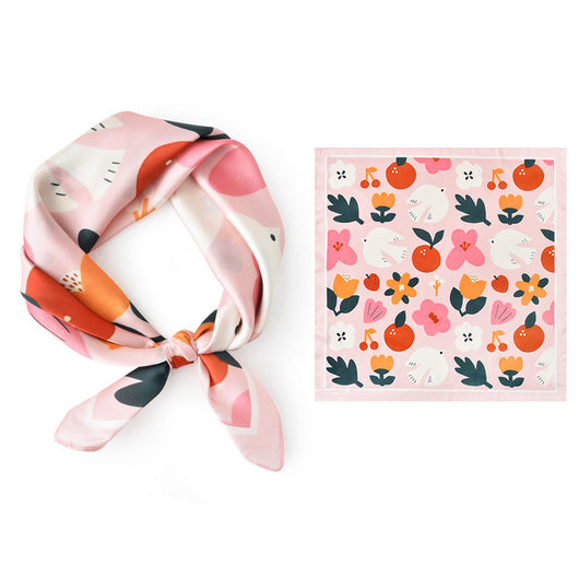 Pañuelo Cuadrado de Seda Premium Versátil para Mujer - Image 45