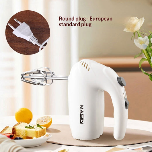 Batidora Eléctrica de Mano con Doble Batidor para Crema