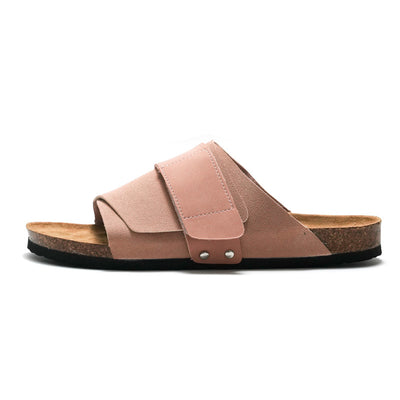 Sandalias de Pareja con Corcho y Cuero para Playa - Image 8