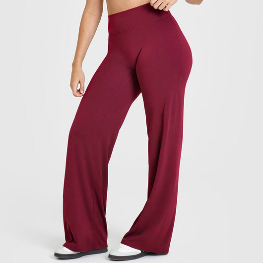 Pantalones de Yoga Rectos Holgados para Mujer - Image 19