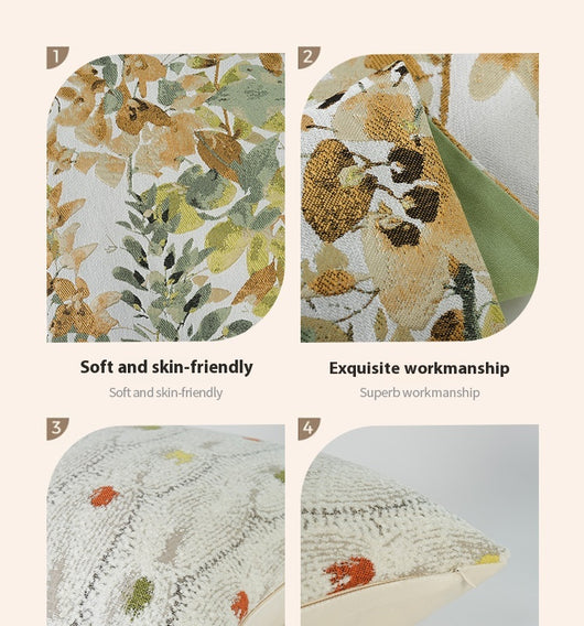 Almohada Decorativa Estilo Nórdico Floral para Sala y Dormitorio - Image 6