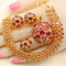 Conjunto de 4 Piezas: Aretes, Anillo y Pulsera con Circonitas Brillantes