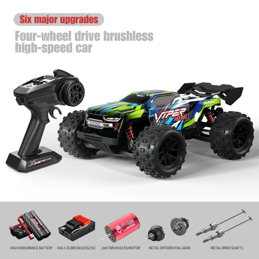 Auto RC Todoterreno 4x4 de Alta Velocidad con Tracción Integral y Control Remoto - Image 18