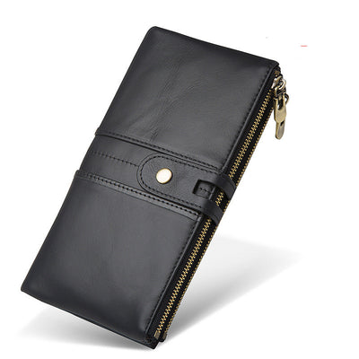 Cartera Larga de Cuero para Hombre con Múltiples Compartimentos Estilo Business - Image 4