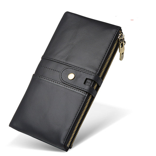 Cartera Larga de Cuero para Hombre con Múltiples Compartimentos Estilo Business - Image 4