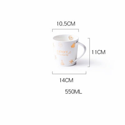 Taza Navideña Grande de Cerámica para Hombre - Image 12