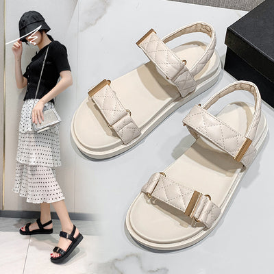 Zapatos Metálicos Casuales para Playa - Estilo Estudiante