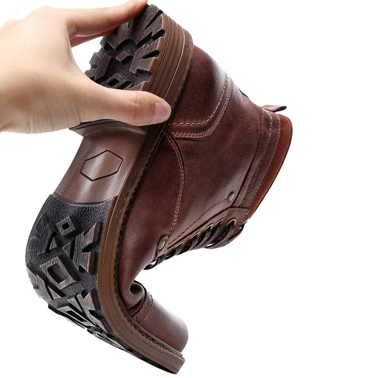 Botas Martin de Cuero para Hombre - Estilo Clásico y Versátil - Image 11