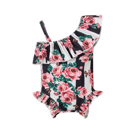 Traje de Baño Entero para Bebé Niña con Estampado Floral Rosa - Image 9