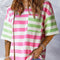 Camiseta Suelta Dopamina Mujer - Cuello Redondo Casual Europeo