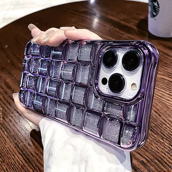Funda Degradada con Patrón 3D - Protección Suave y Elegante