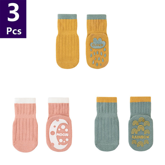 Calcetines para Bebé de Algodón Peinado con Diseños Animados Antideslizantes - Image 50