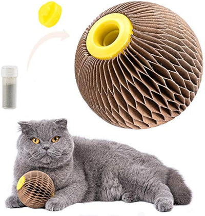 Pelota de Catnip Rellenable para Gatos - Juguete Interactivo Antiaburrimiento - Image 2