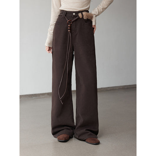 Jeans Rectos Elegantes para Mujer con Cinturón Incluido - Image 7