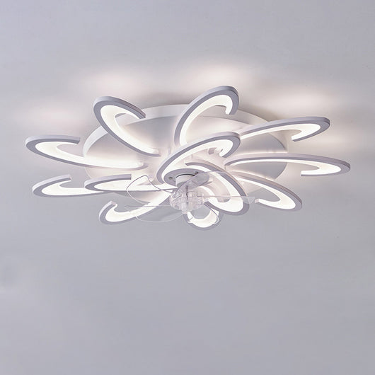 Lámpara de Techo Silenciosa con Ventilador para Dormitorio y Sala - Image 14