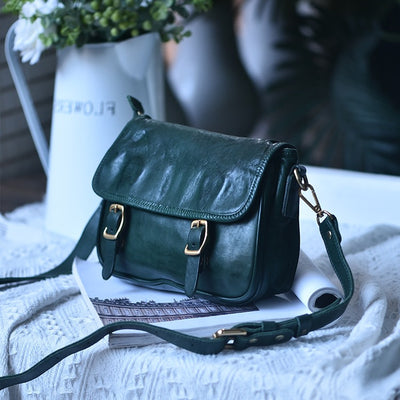 Bolso Mensajero de Cuero Premium con Correa Ancha Ajustable - Image 12
