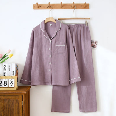Pijama Largo de Algodón para Hombre y Mujer - Ajuste Cómodo y Suelto - Image 4