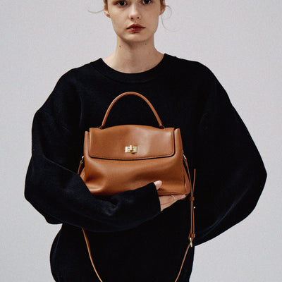 Bolso Bandolera de Cuero Genuino con Gran Capacidad para Mujer - Image 12