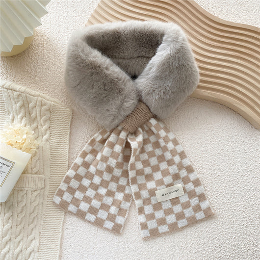 Bufanda Cuadros Térmica de Felpa para Mujer - Image 11