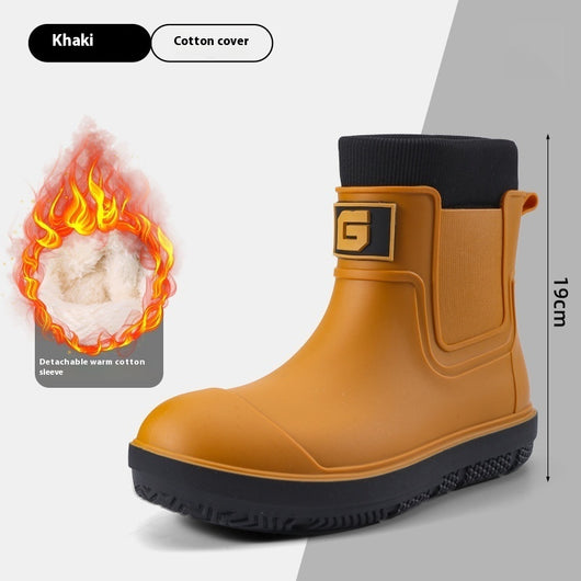 Zapatos Deportivos Impermeables para Hombre con Plataforma y Forro Polar - Image 8