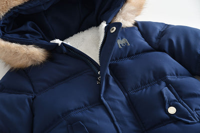 Mameluco Bebé con Capucha y Forro Polar Grueso - Image 15