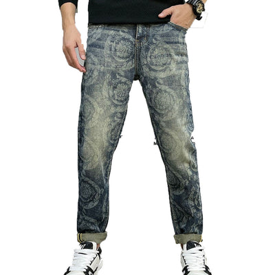 Pantalones Vaqueros Elásticos para Hombre - Comodidad Casual - Image 5