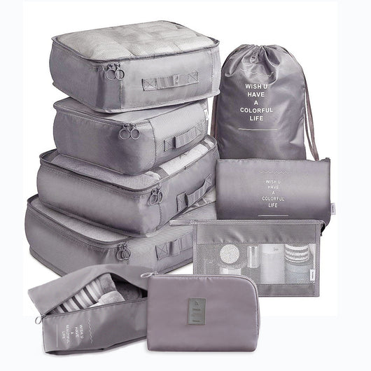 Juego de 9 Bolsas de Viaje en Tela Reforzada - Image 8
