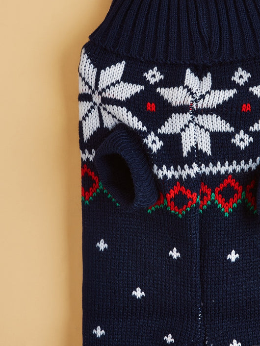 Suéter Navideño Tejido para Mascotas con Diseño de Reno - Image 19