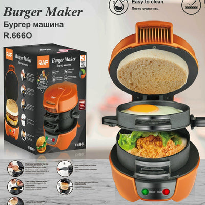 Máquina para Hacer Pan y Sándwiches Multifuncional con Plancha Eléctrica