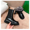 Botas Martin de Cuero con Forro Polar para Mujer